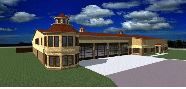 3-D Animated Picture of the New Proposed Cobb Island Fire/EMS Department